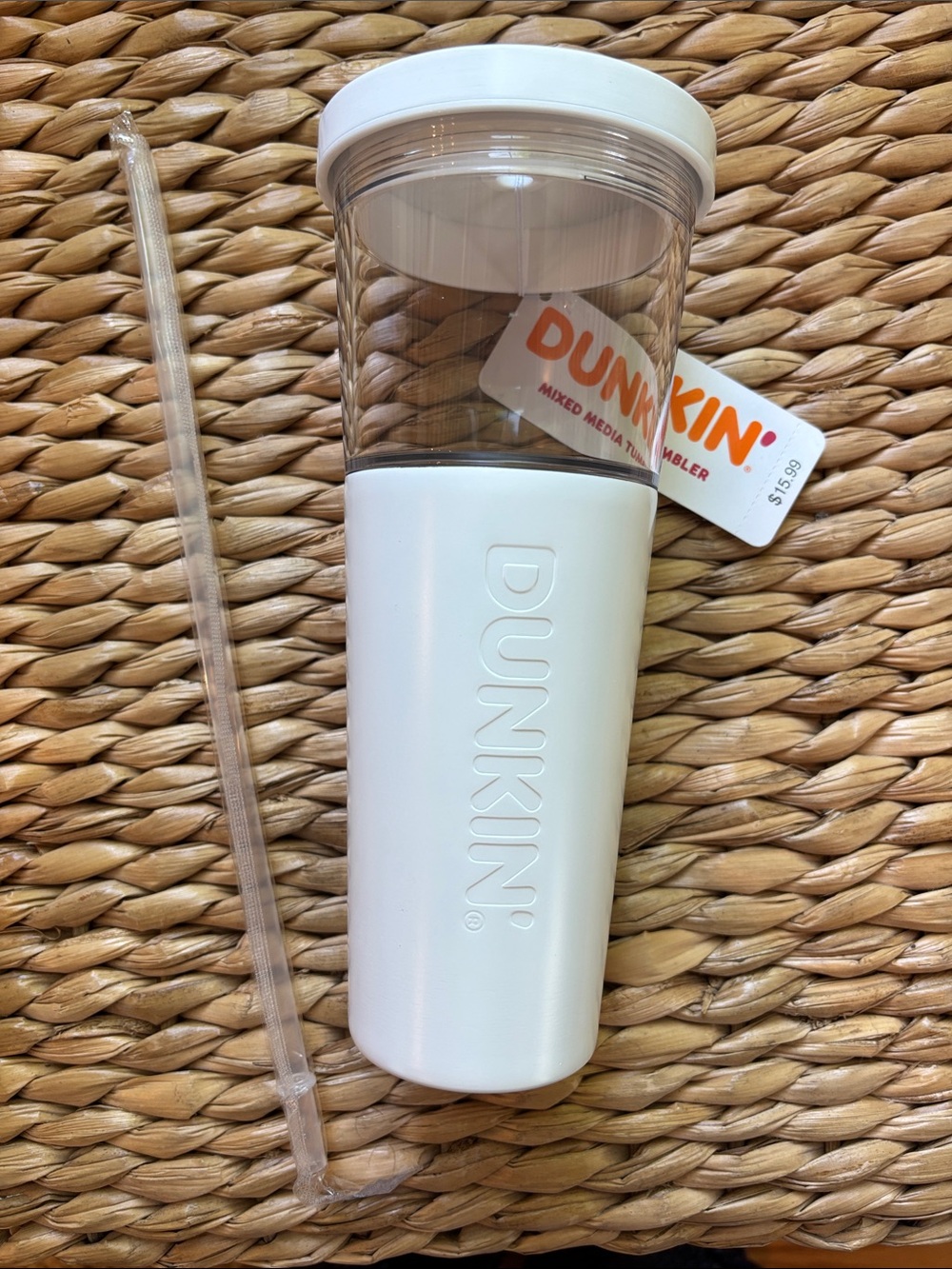 NEW Dunkin Mixed Media Tumbler